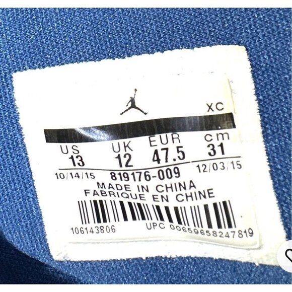 Nike Air Jordan 1 Mens Sneaker Nouveau 23 Dunk  From Above Multicolor Size 13 - Picture 8 of 10